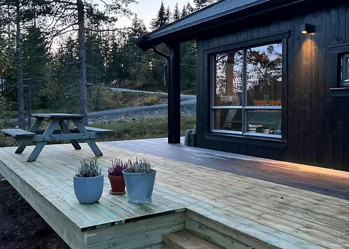 With Sauna At Norefjell 度假居 Noresund